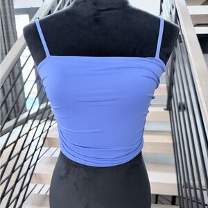 New Lavender Spaghetti Strap crop Top size S